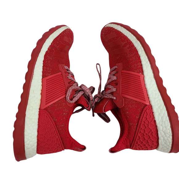 Adidas Pure Boost Running Training Shoe Scarlet  7.5M - Picture 8 of 12
